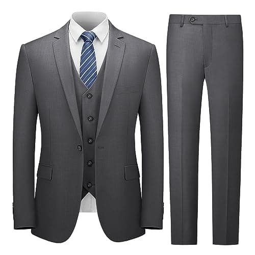 Slim Fit Men's 3-Piece Suit Set