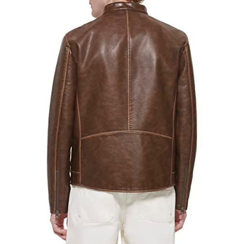 Levi's Men's Faux Leather Racer Jacket