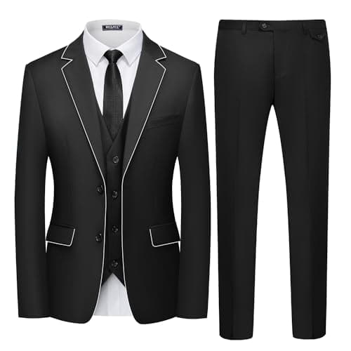 Men's 3 Piece Slim Fit Suit Set