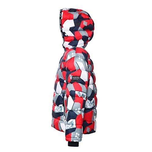 Rokka&Rolla Boys' Heavyweight Fleece Lined Puffer Jacket Winter Warmth