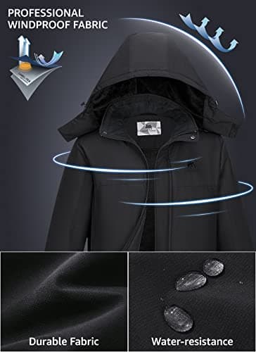 GOLDEN CAMEL Men's Waterproof Ski Jacket