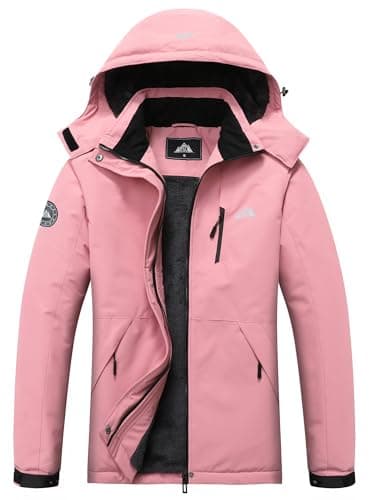 MOERDENG Women's Waterproof Snow Ski Jacket - Warm Insulated Coat for Winter Hiking & Snowboarding