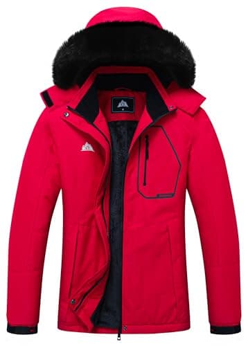 MOERDENG Women's Insulated Winter Ski Jacket Warm Snowboarding Coat