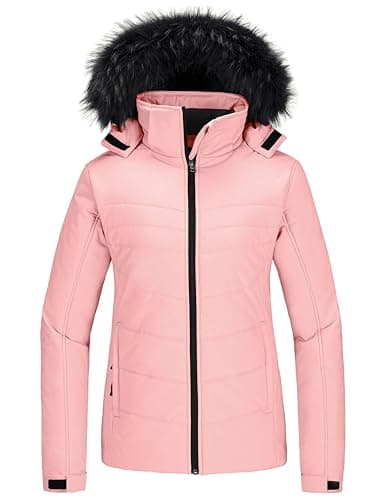 Women's Skieer Waterproof Warm Puffer Ski Jacket Winter Coat