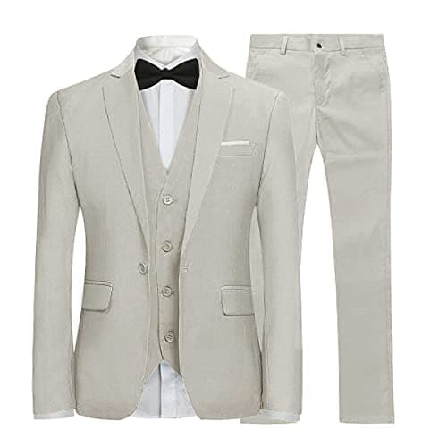 Men's Slim Fit 3-Piece Suit
