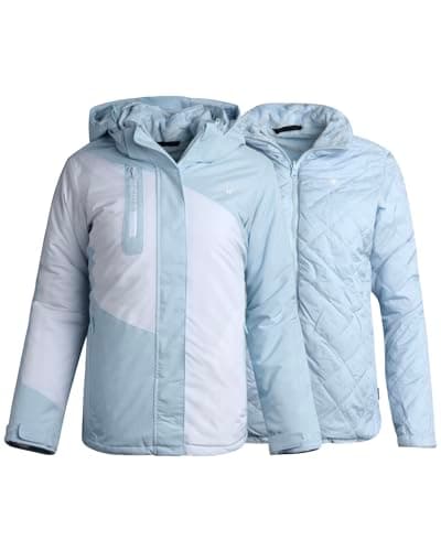 Spyder Women's Reversible Insulated Snow Ski Jacket - 3 Looks in 1 (S-XL)