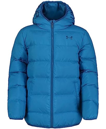Under Armour Boys' Puffer Jacket, Water-Repellent, Zip Up