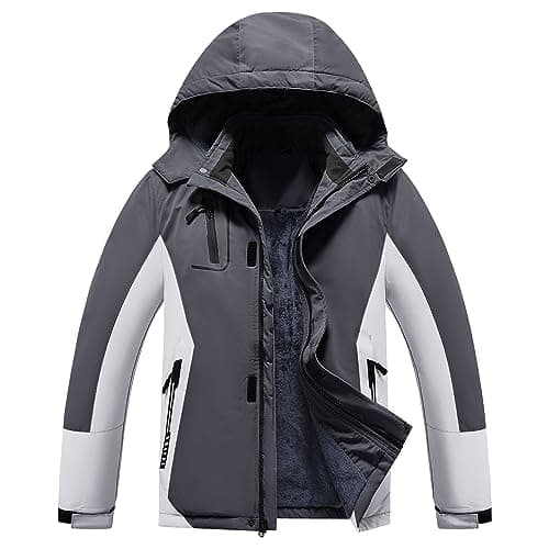 Dr.Cyril Kids' Waterproof Fleece Lined Ski Jacket