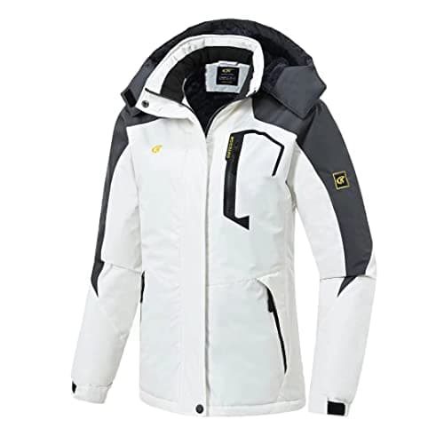 Pdbokew Women's Fleece Hooded Ski Snowboarding Jacket