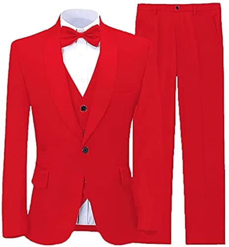 Elegant Men's Slim Fit 3-Piece Suit with Blazer and Pants Set