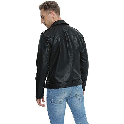 Stylish Fahsyee Leather Bomber Jacket for Men