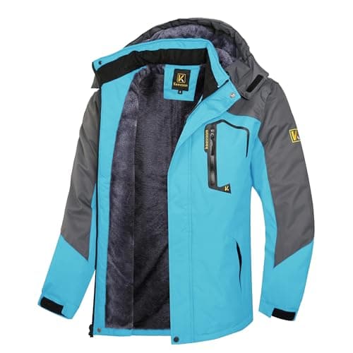 Keevoom Men's Waterproof Snowboarding Jacket Winter Warm Snow Coat