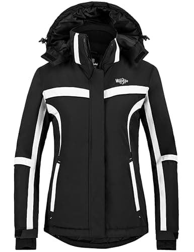 wantdo Women's Warm Waterproof Snowboarding Jacket Windproof Insulated Parka