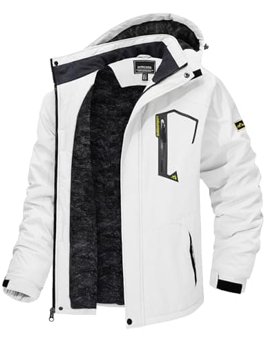 TACVASEN Men's Winter Insulated Snowboard Jacket with Hood