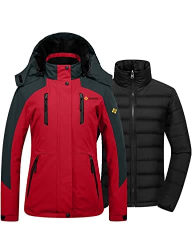 GEMYSE Women's 3-in-1 Ski Jacket