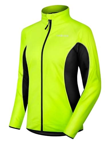INBIKE Women's Reflective Thermal Fleece Jacket for Cold Weather Cycling