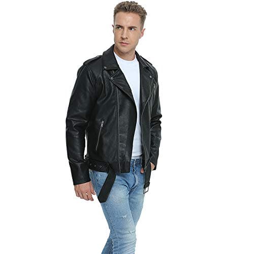 Stylish Fahsyee Leather Bomber Jacket for Men