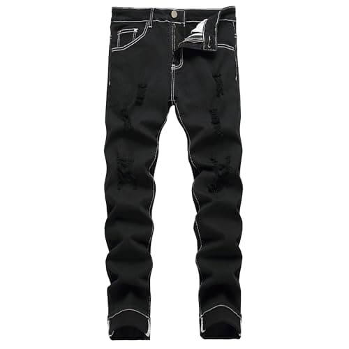 Men's Slim Fit Ripped Skinny Jeans