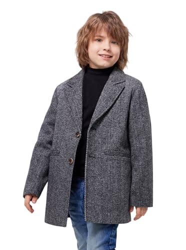 Boys Wool Pea Coat for Winter