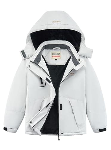 WULFUL Girl's Waterproof Ski Jacket Winter Snow Coat