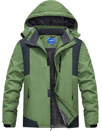 Men's CNBQDD Winter Waterproof Ski Snow Coat