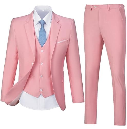Men's Slim Fit 3-Piece Suit Set for Wedding and Business