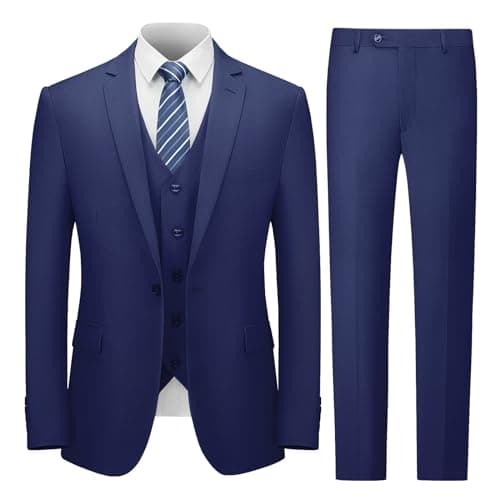 Slim Fit Men's 3-Piece Suit Set