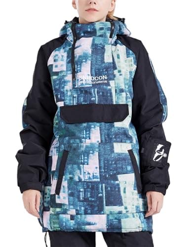 SNBOCON Women's Waterproof Ski Jacket Warm for Snowboarding Winter
