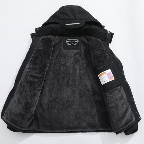 UTWGN Men's Winter Ski Jacket - Warm, Waterproof & Windproof Snow Coat