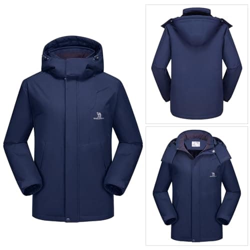 CAMEL CROWN Men's Winter Waterproof Ski Jacket