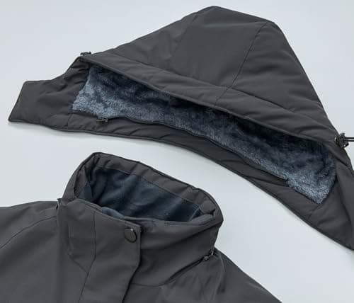 Diamond Candy Women's Winter Windproof Ski Jacket with Hood
