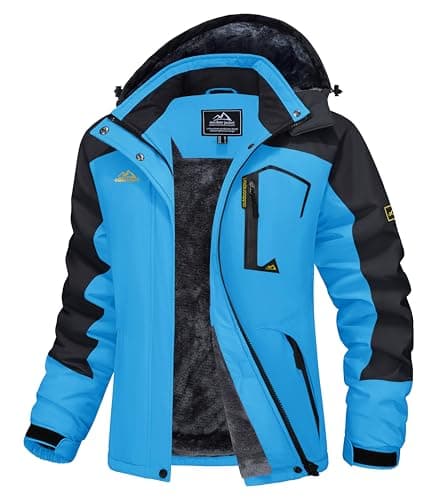 MAGCOMSEN Women's Waterproof Insulated Snow Jacket