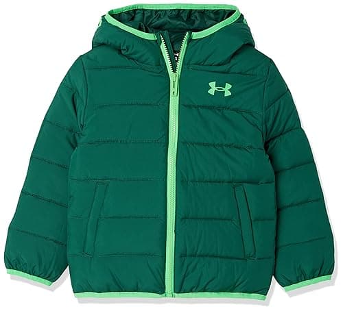 Under Armour Boys' Puffer Jacket, Water-Repellent, Zip Up