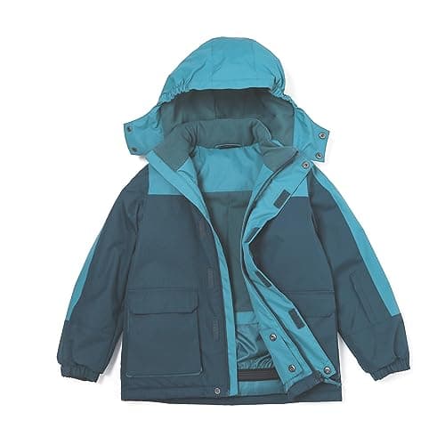 YingjieBoy Kids Waterproof Snowboarding Jacket, Warm Fleece Lined