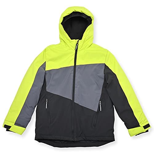 Arctic Quest Boys' Windproof Water-Resistant Insulated Hooded Jacket