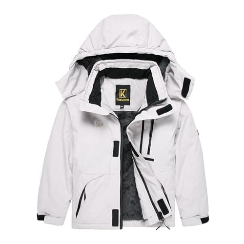 Keevoom Boys Winter Ski Jacket: Windproof, Warm, and Waterproof