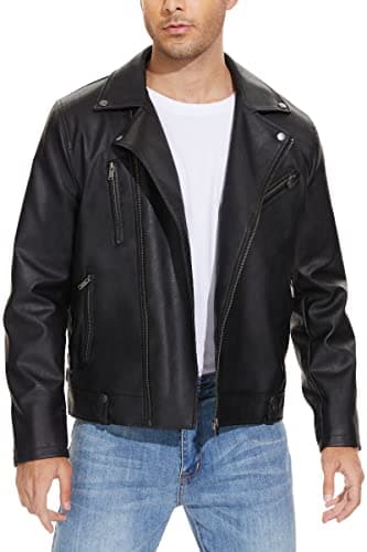 Stylish Fahsyee Leather Bomber Jacket for Men