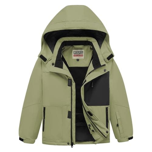 Boys' Waterproof Ski Jacket - Winter Snow Coat for Kids