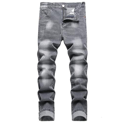 Men's Slim Fit Ripped Skinny Jeans