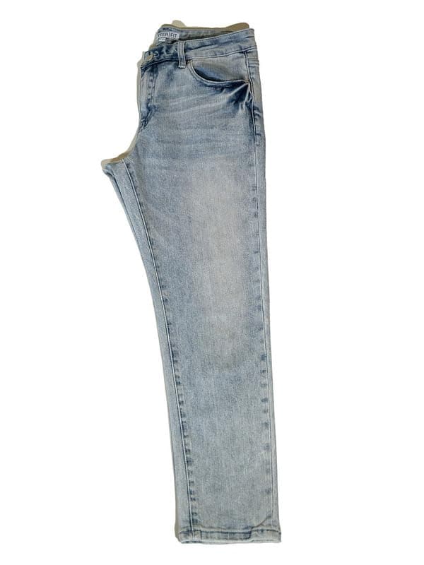 BETTRFIT Men's Slim Fit Mid Rise Stretch Denim Jeans