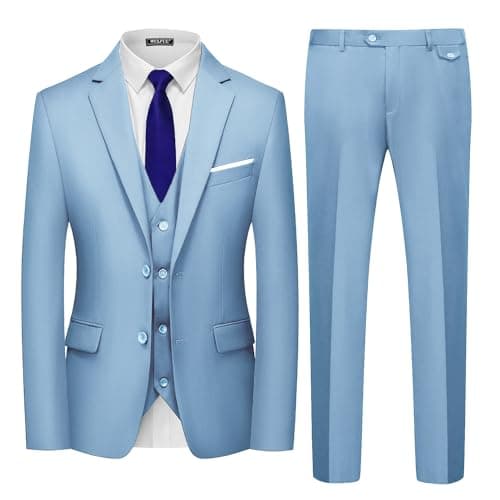 Men's 3 Piece Slim Fit Suit Set