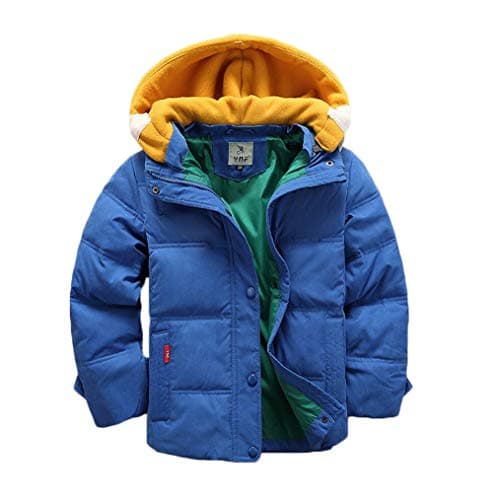 Vinmin Kids Winter Warm Hooded Quilted Coat Casual Outdoor Cute for Boys Girls
