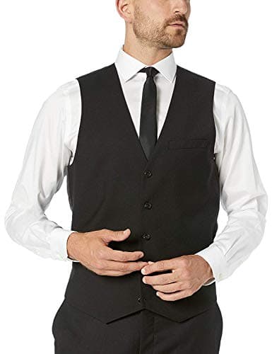 Adam Baker Men's Classic Fit 3-Piece Vested Suit Set