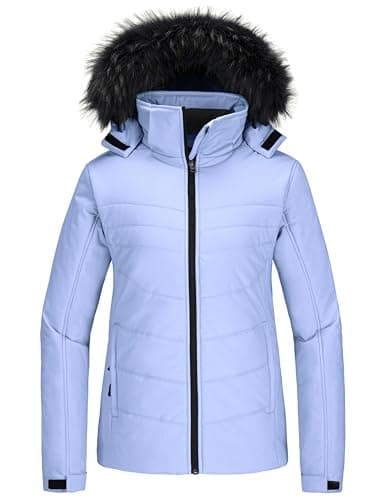 Women's Skieer Waterproof Warm Puffer Ski Jacket Winter Coat