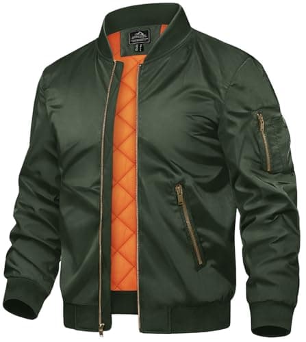 Refined Title: TACVASEN Men's Bomber Jackets - Warm Windbreaker Coats