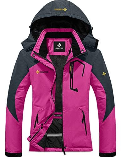 GEMYSE Women's Waterproof Winter Ski Jacket with Hood