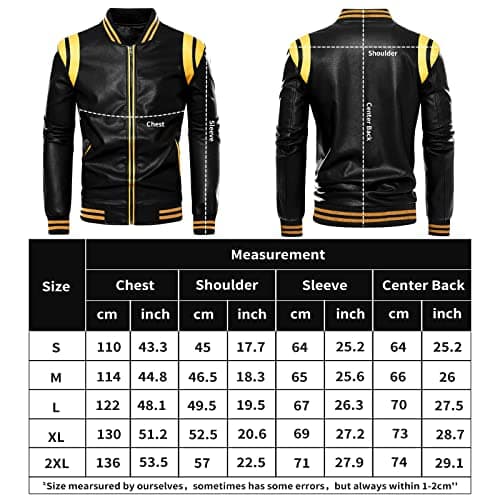 Men's Lightweight Faux Leather Motorcycle Jacket