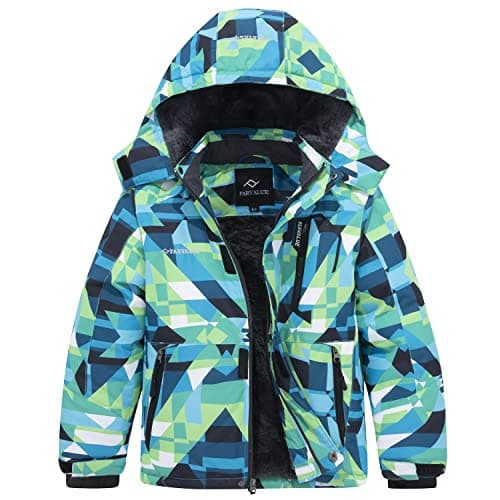 FARVALUE Boys' Waterproof Winter Ski Jacket Windbreaker Coat