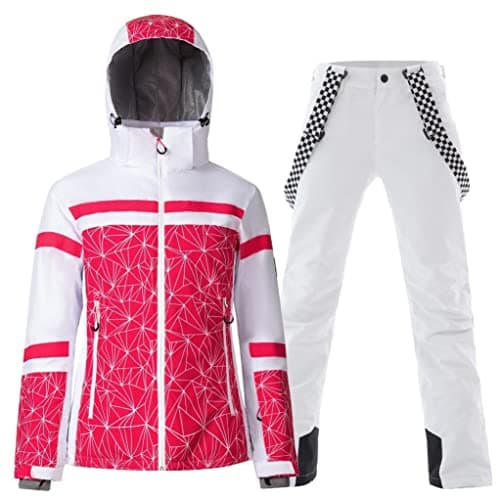 GS Women's Snowing Windproof Waterproof Insulated Ski Jacket & Pants Set