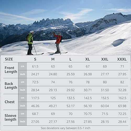 GOLDEN CAMEL Men's Waterproof Ski Jacket